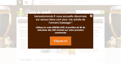 Desktop Screenshot of bieresdumonde.fr